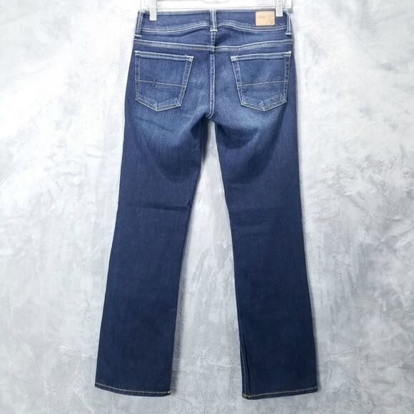 American eagle Jeans Women's 2 Blue Stretch Slim Boot - Picture 3 of 12